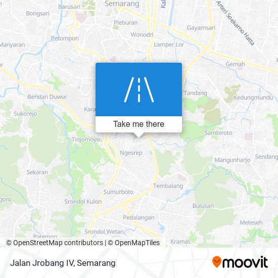 Jalan Jrobang IV map