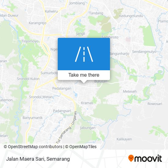 Jalan Maera Sari map