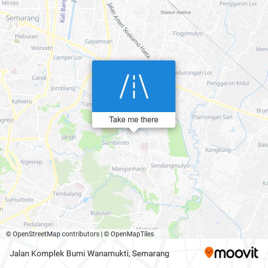 Jalan Komplek Bumi Wanamukti map