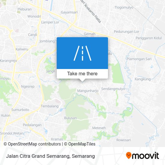 Jalan Citra Grand Semarang map