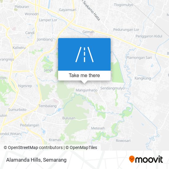 Alamanda Hills map