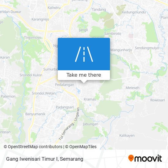 Gang Iwenisari Timur I map