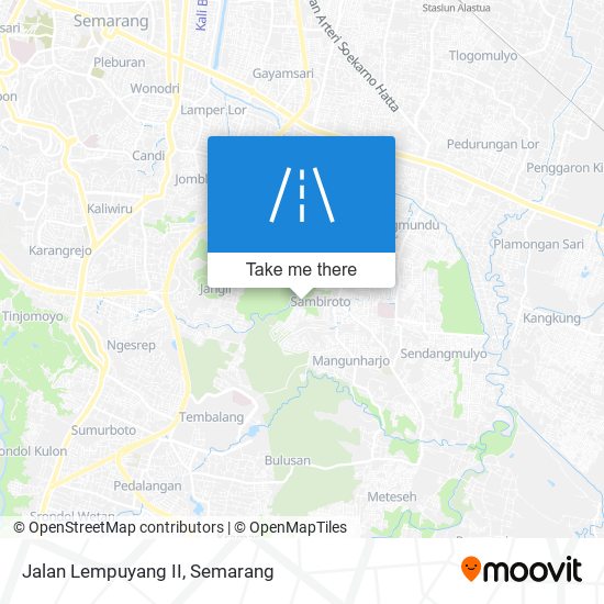 Jalan Lempuyang II map