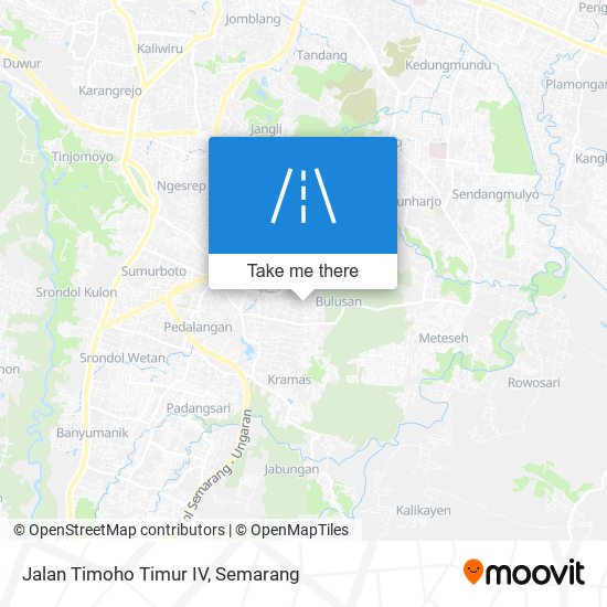 Jalan Timoho Timur IV map