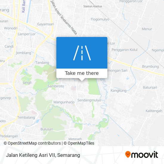 Jalan Ketileng Asri VII map