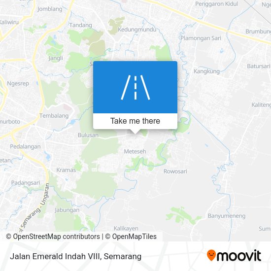 Jalan Emerald Indah VIII map