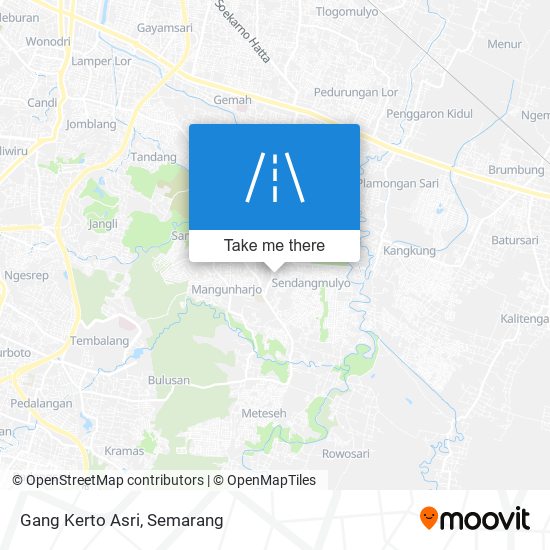 Gang Kerto Asri map