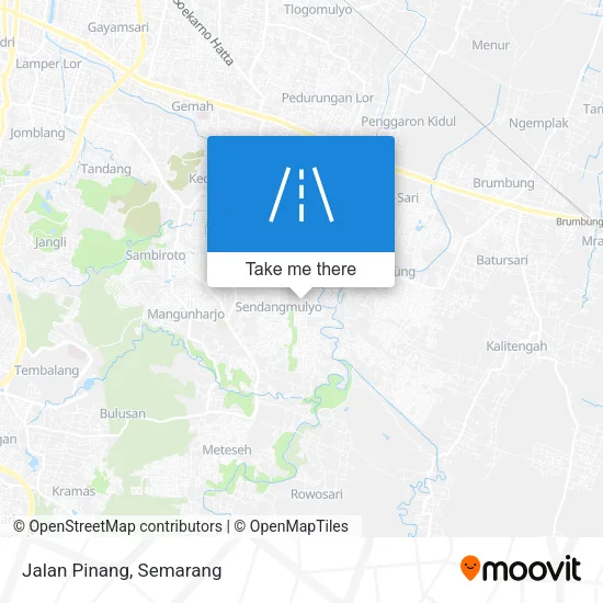 Jalan Pinang map