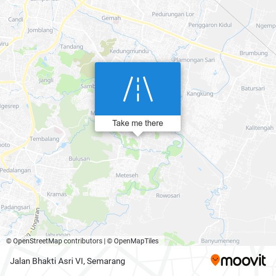 Jalan Bhakti Asri VI map