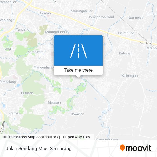 Jalan Sendang Mas map