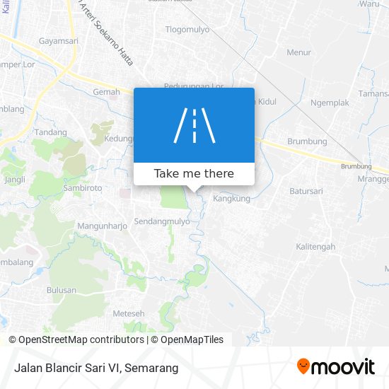 Jalan Blancir Sari VI map