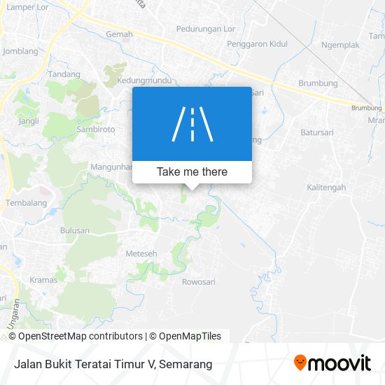 Jalan Bukit Teratai Timur V map