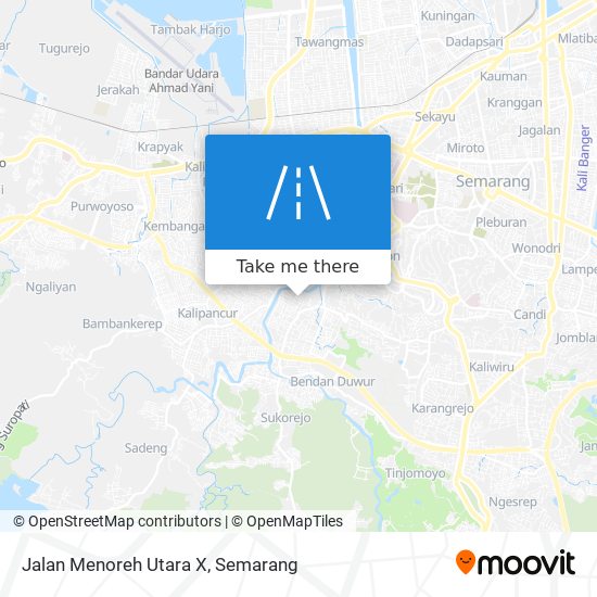 Jalan Menoreh Utara X map