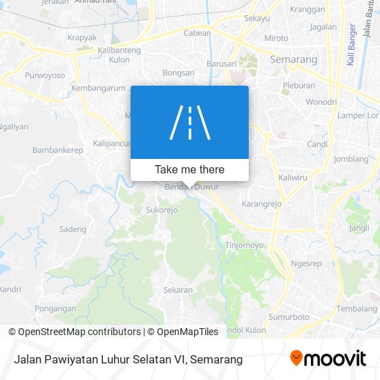 Jalan Pawiyatan Luhur Selatan VI map