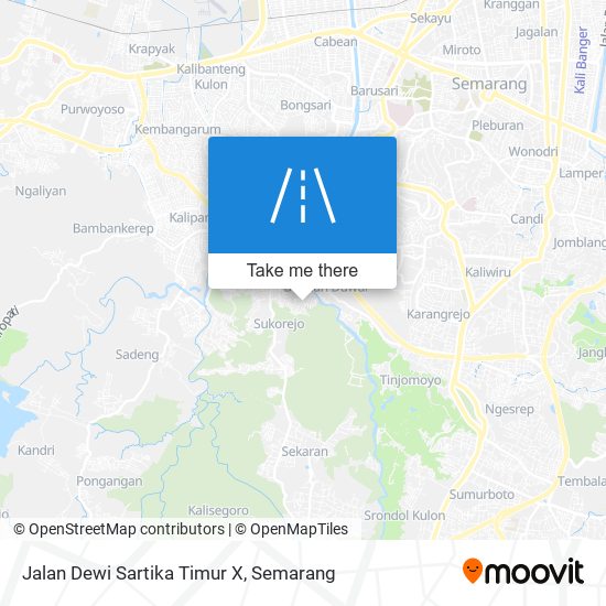 Jalan Dewi Sartika Timur X map