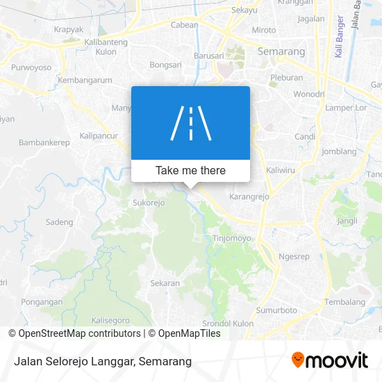 Jalan Selorejo Langgar map