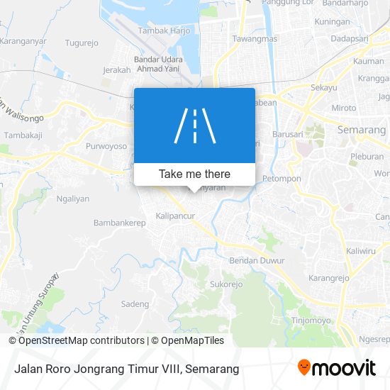 Jalan Roro Jongrang Timur VIII map