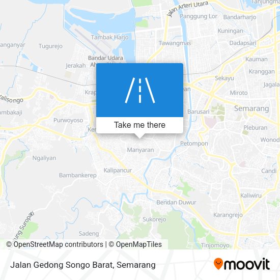 Jalan Gedong Songo Barat map