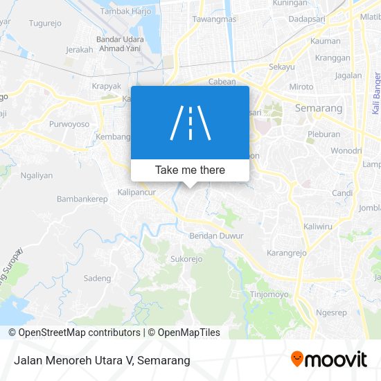 Jalan Menoreh Utara V map