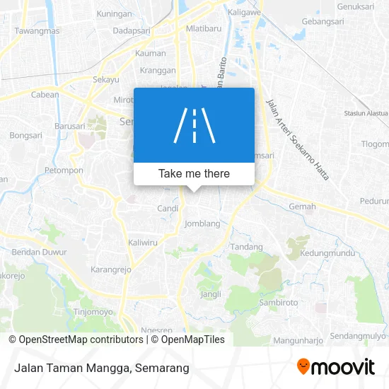 Jalan Taman Mangga map
