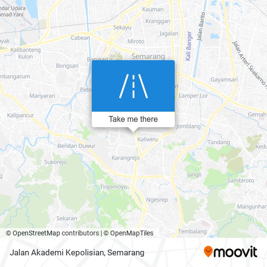 Jalan Akademi Kepolisian map