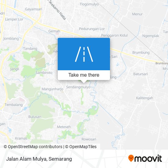 Jalan Alam Mulya map