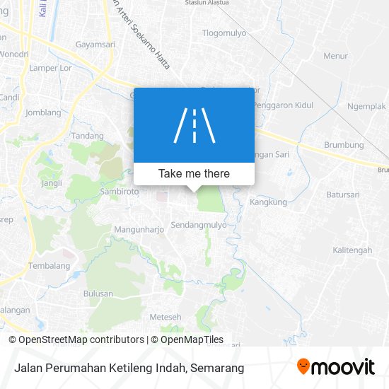 Jalan Perumahan Ketileng Indah map