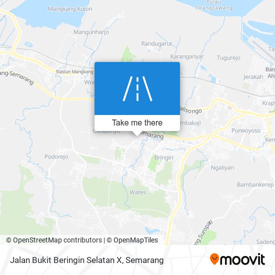 Jalan Bukit Beringin Selatan X map