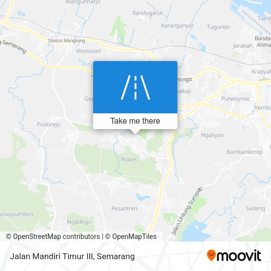 Jalan Mandiri Timur III map