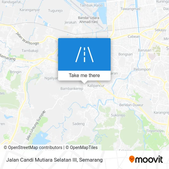 Jalan Candi Mutiara Selatan III map