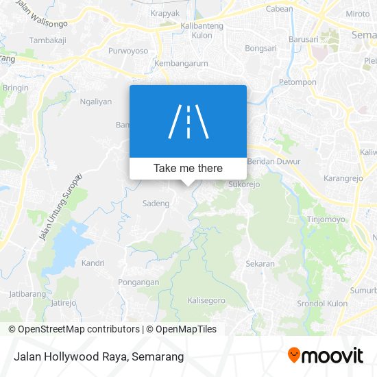 Jalan Hollywood Raya map