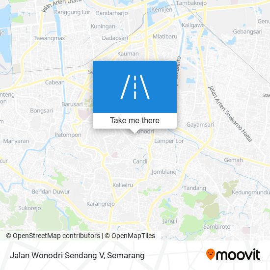 Jalan Wonodri Sendang V map