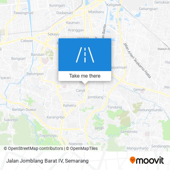 Jalan Jomblang Barat IV map