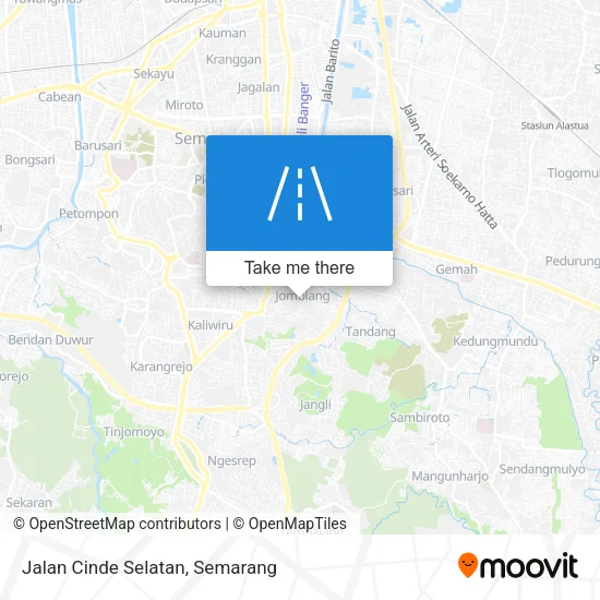 Jalan Cinde Selatan map