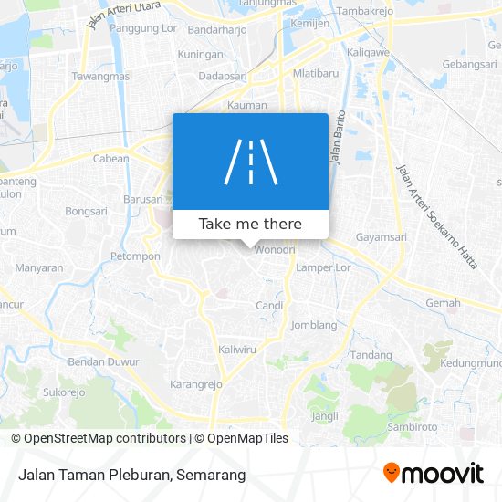 Jalan Taman Pleburan map