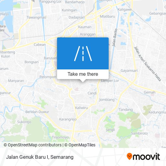 Jalan Genuk Baru I map