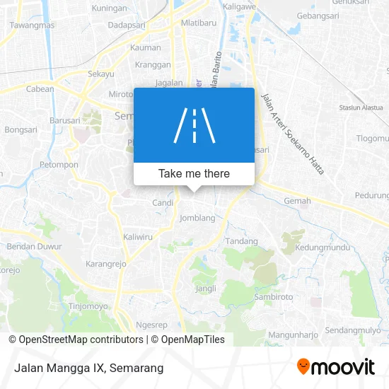 Jalan Mangga IX map