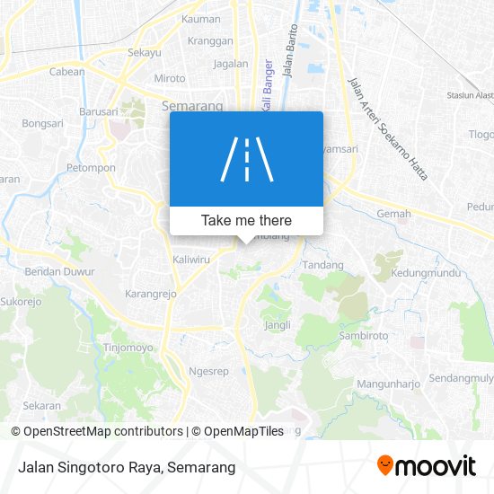 Jalan Singotoro Raya map