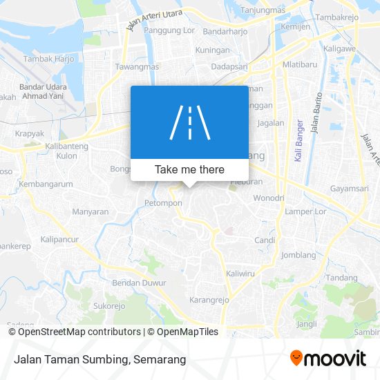 Jalan Taman Sumbing map