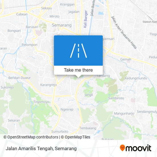 Jalan Amarilis Tengah map