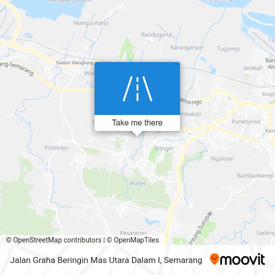Jalan Graha Beringin Mas Utara Dalam I map