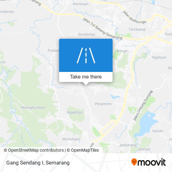 Gang Sendang I map