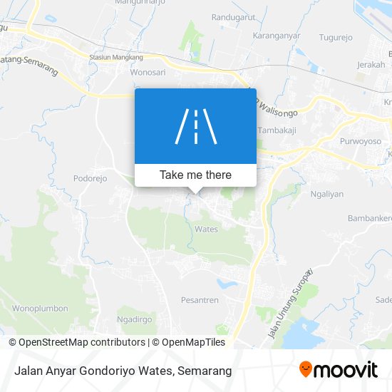 Jalan Anyar Gondoriyo Wates map