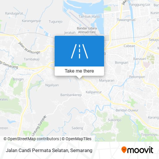 Jalan Candi Permata Selatan map