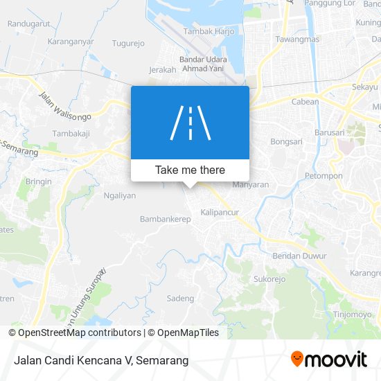 Jalan Candi Kencana V map