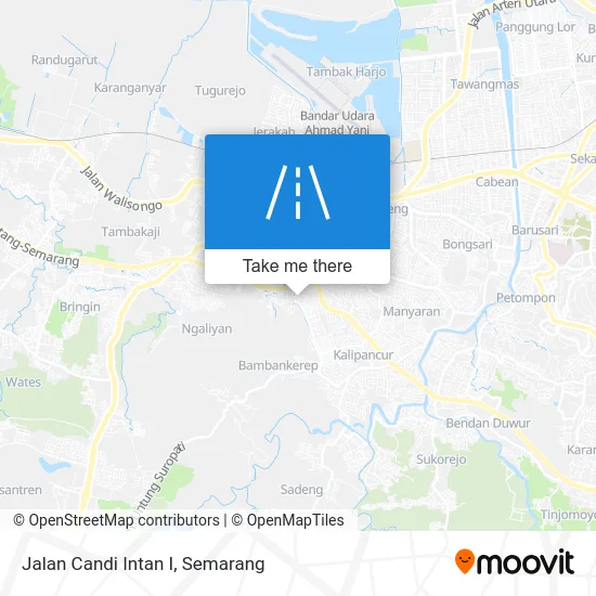 Jalan Candi Intan I map