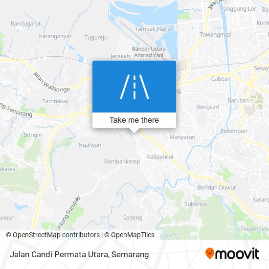 Jalan Candi Permata Utara map