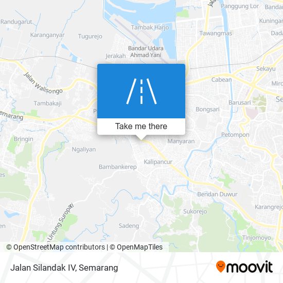 Jalan Silandak IV map