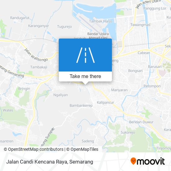 Jalan Candi Kencana Raya map