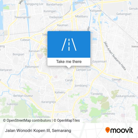 Jalan Wonodri Kopen III map